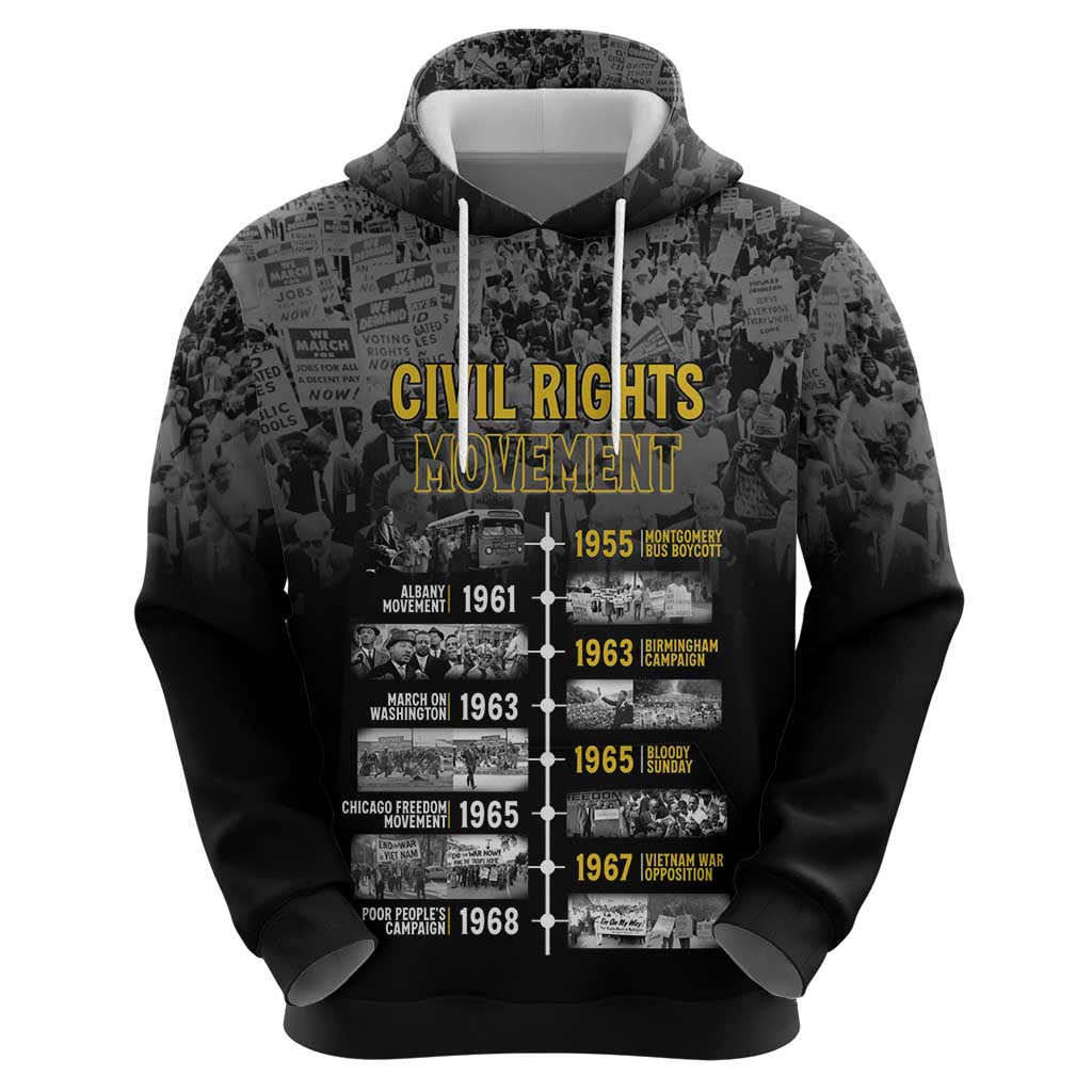 Black History Month Hoodie Civil Rights Movement LT15