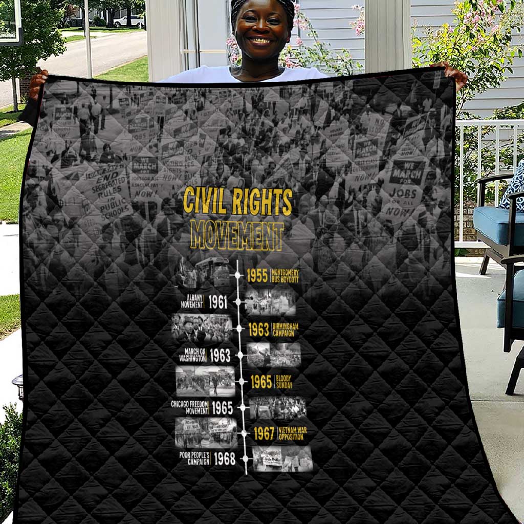 African-American History Month Quilt Civil Rights Movement LT15