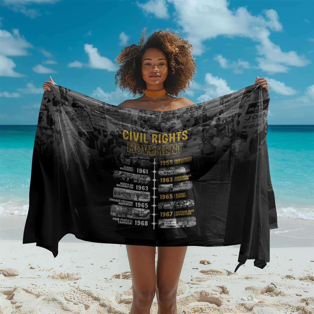 African-American History Month Sarong Civil Rights Movement LT15