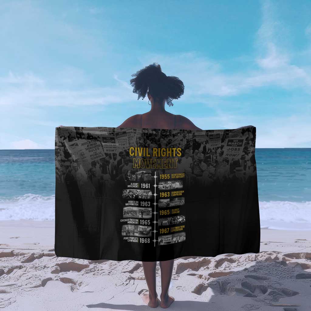 African-American History Month Sarong Civil Rights Movement LT15