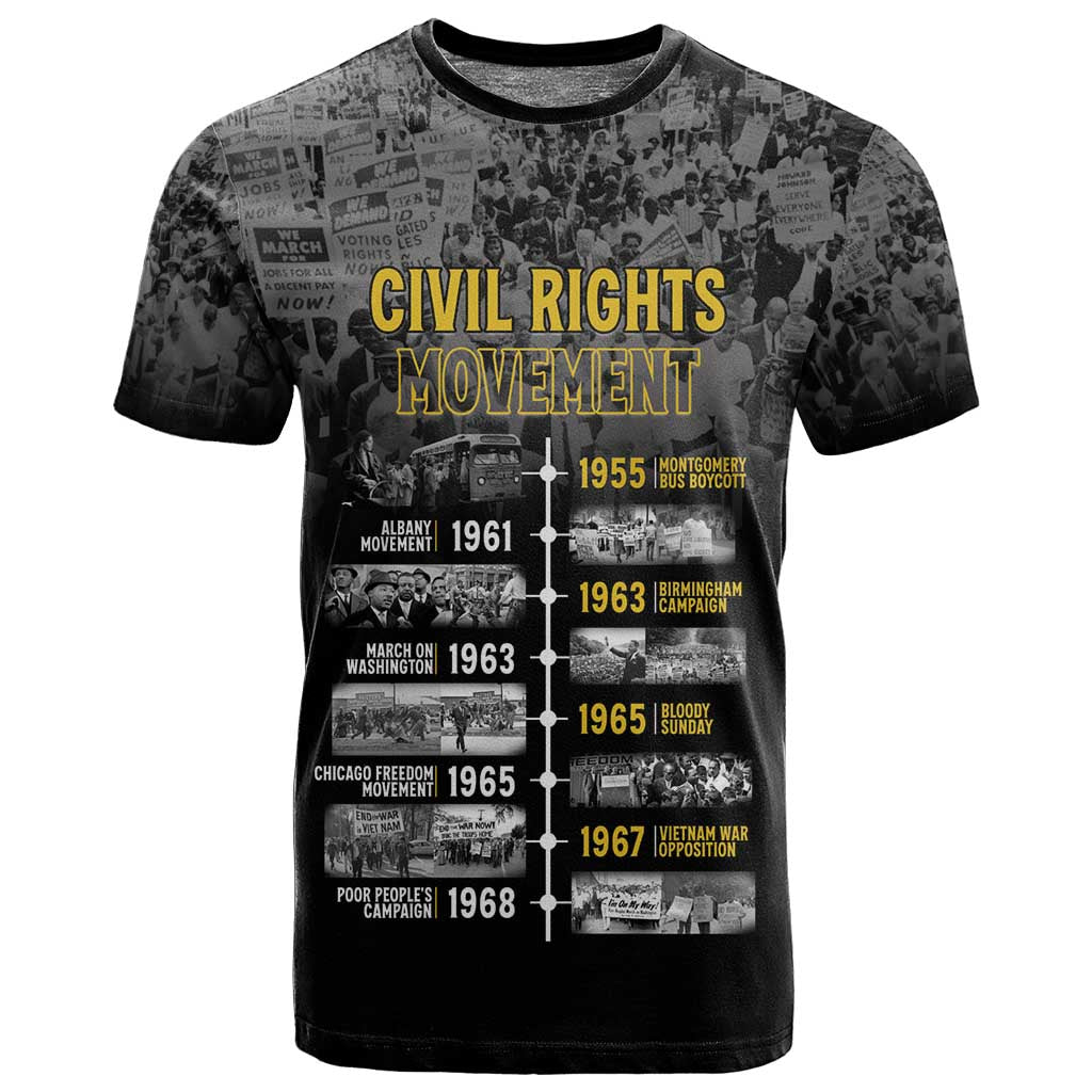 African-American History Month T shirt Civil Rights Movement LT15