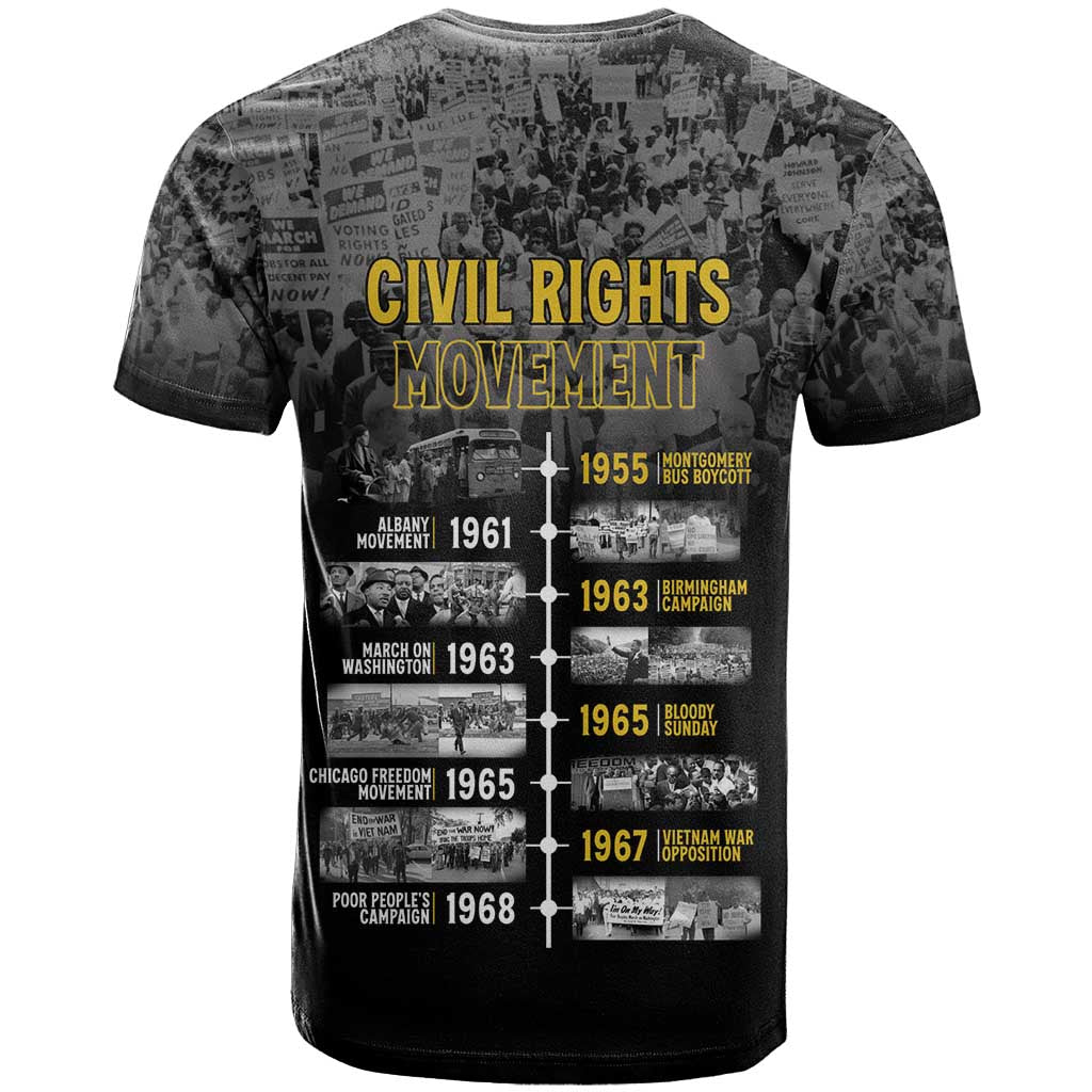 African-American History Month T shirt Civil Rights Movement LT15