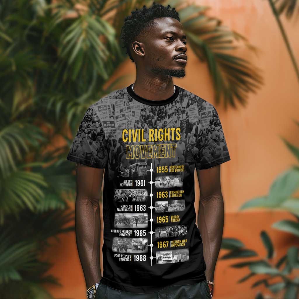 African-American History Month T shirt Civil Rights Movement LT15