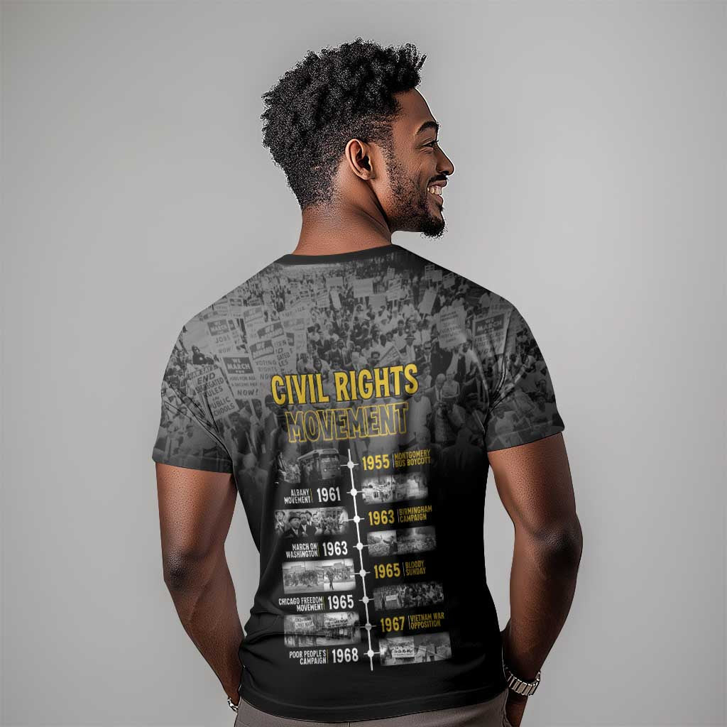 African-American History Month T shirt Civil Rights Movement LT15