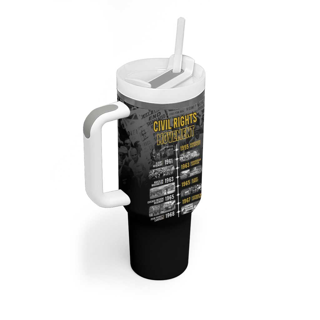 African-American History Month Tumbler With Handle Civil Rights Movement LT15