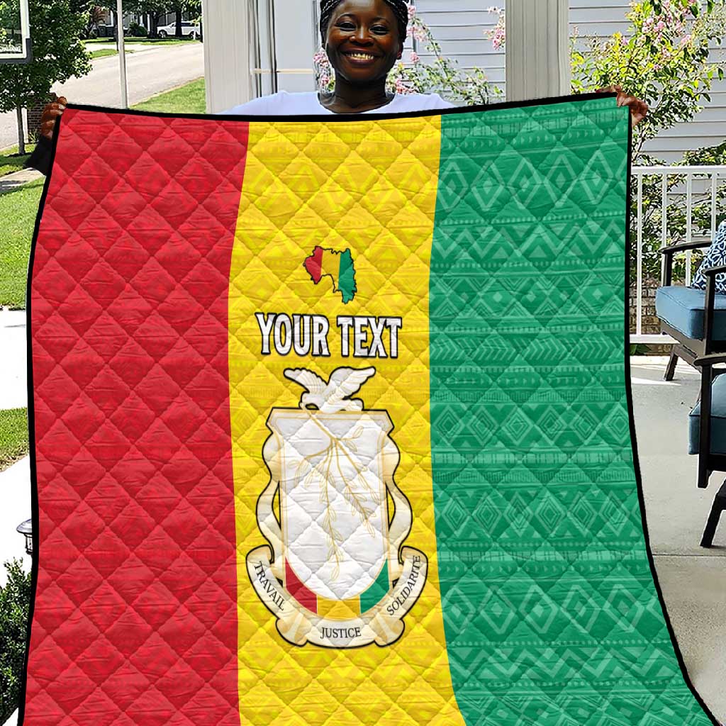Personalised Afro Guinea Quilt Coat Of Arms Flag Style LT15