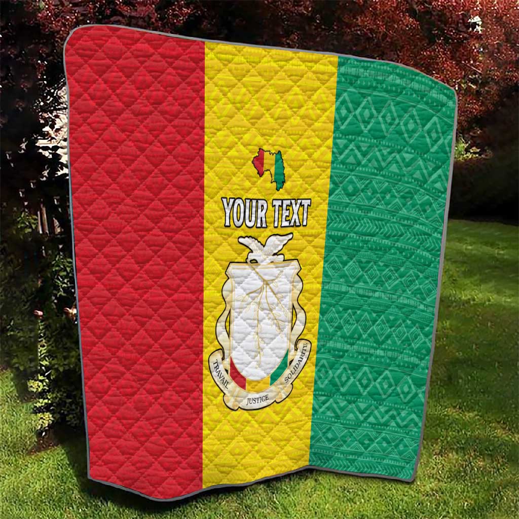 Personalised Afro Guinea Quilt Coat Of Arms Flag Style LT15
