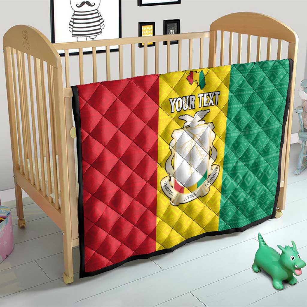 Personalised Afro Guinea Quilt Coat Of Arms Flag Style LT15