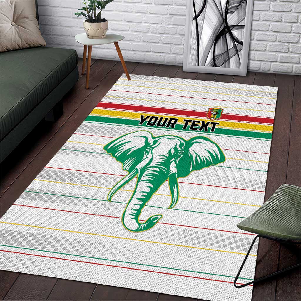 Custom Afro Guinee Football Area Rug Go Syli National LT15