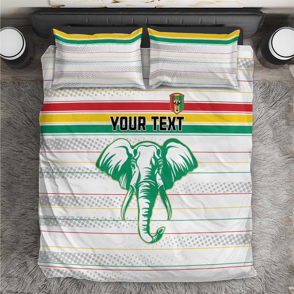 Custom Afro Guinee Football Bedding Set Go Syli National LT15