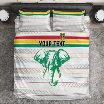 Custom Afro Guinee Football Bedding Set Go Syli National LT15