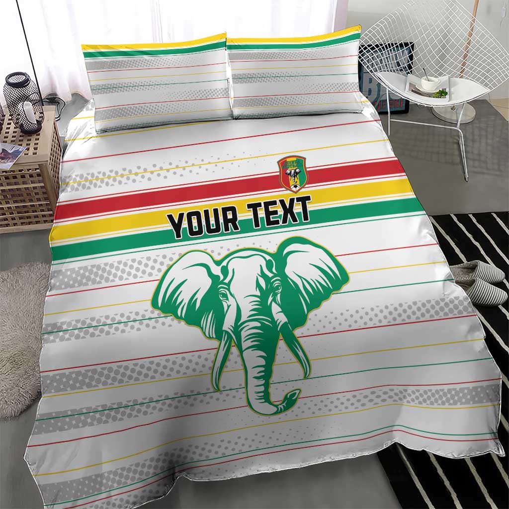Custom Afro Guinee Football Bedding Set Go Syli National LT15