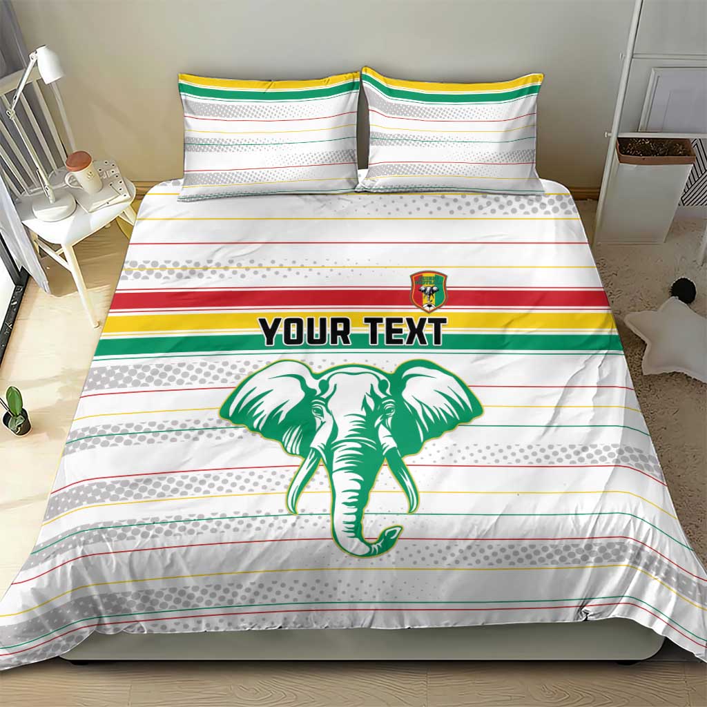 Custom Afro Guinee Football Bedding Set Go Syli National LT15