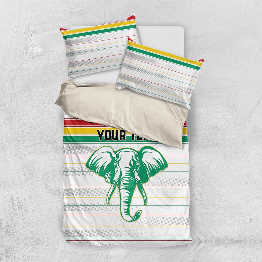 Custom Afro Guinee Football Bedding Set Go Syli National LT15