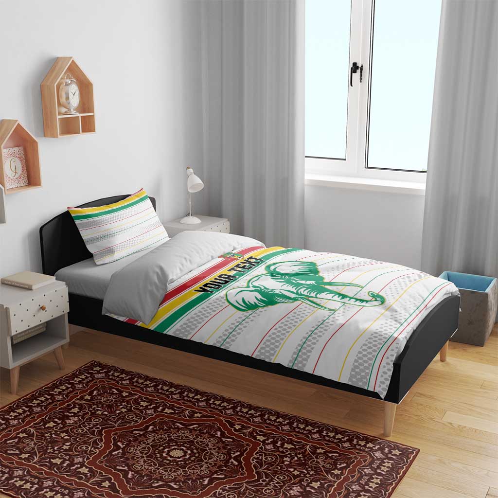 Custom Afro Guinee Football Bedding Set Go Syli National LT15