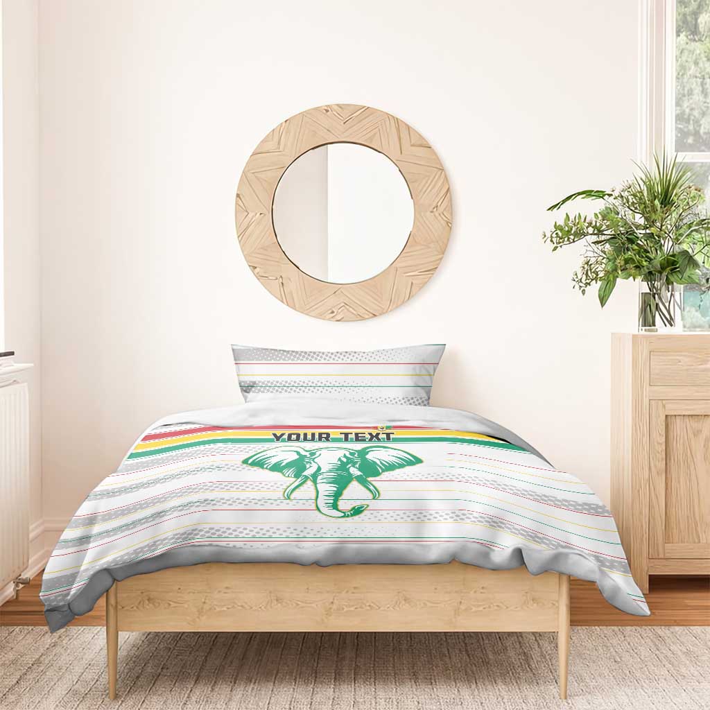 Custom Afro Guinee Football Bedding Set Go Syli National LT15