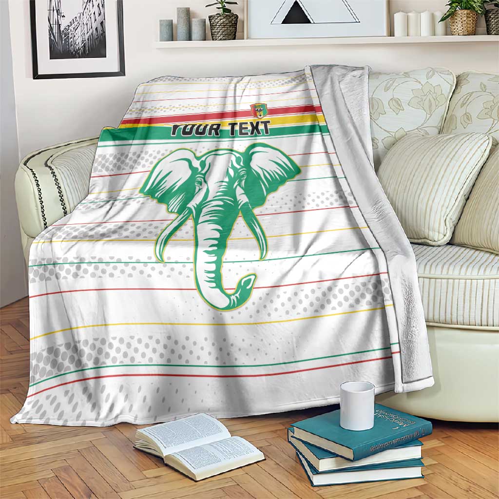 Custom Afro Guinee Football Blanket Go Syli National LT15