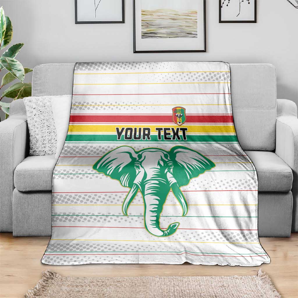 Custom Afro Guinee Football Blanket Go Syli National LT15