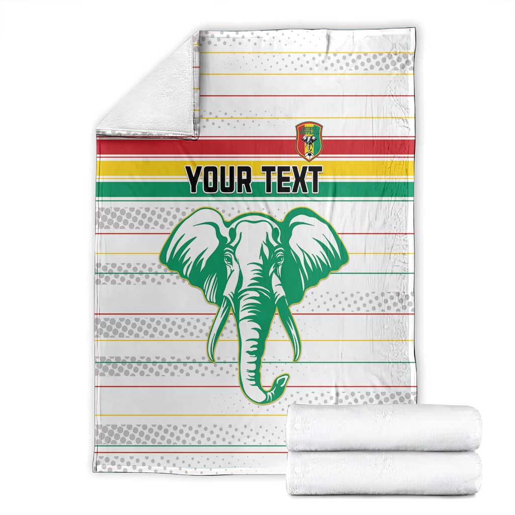 Custom Afro Guinee Football Blanket Go Syli National LT15