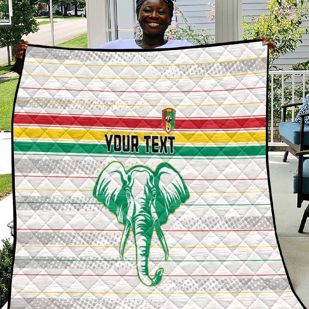 Custom Afro Guinee Football Quilt Go Syli National LT15