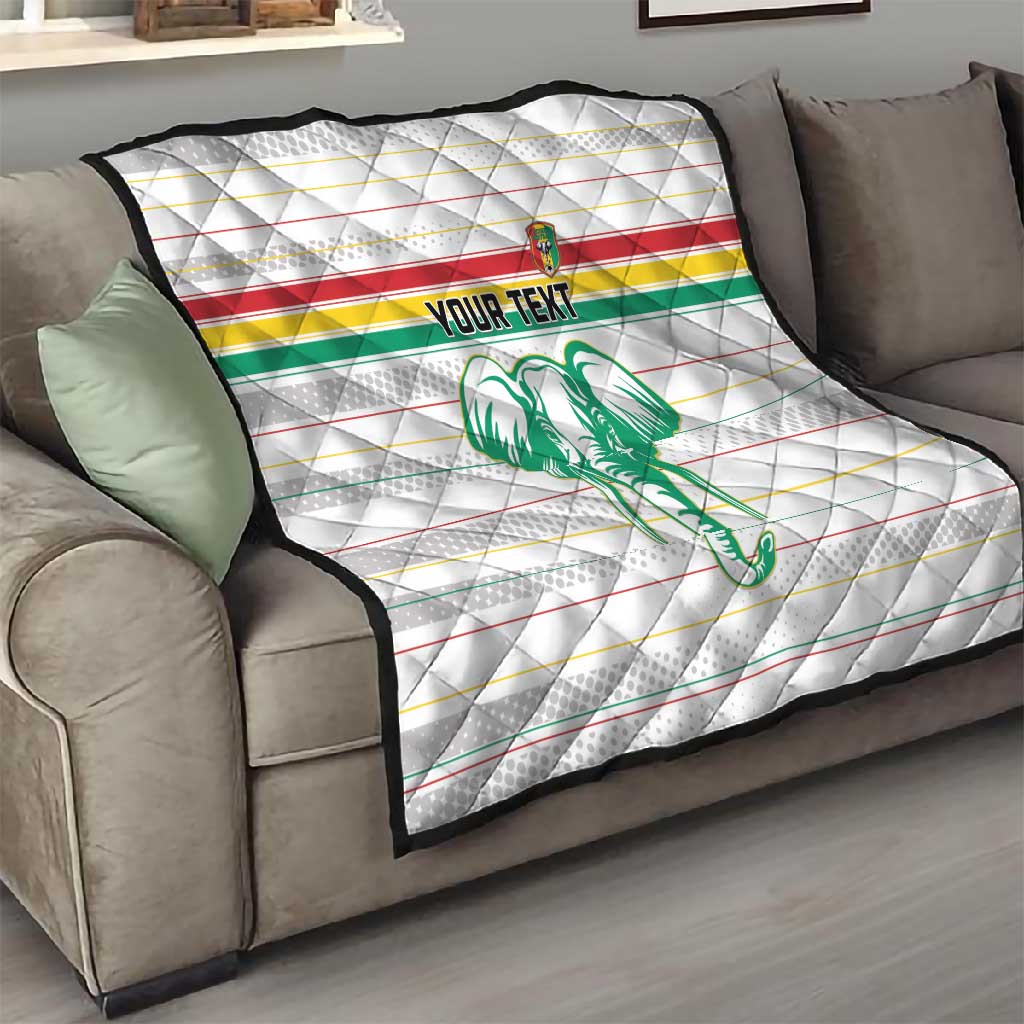 Custom Afro Guinee Football Quilt Go Syli National LT15