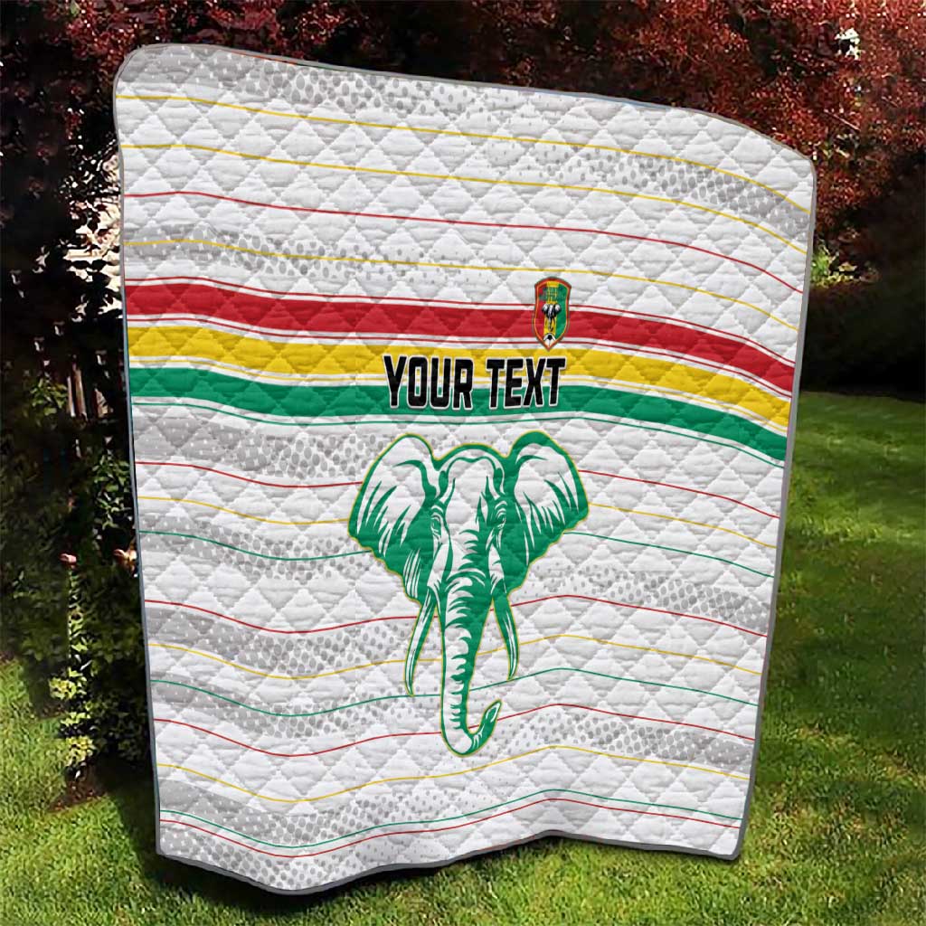 Custom Afro Guinee Football Quilt Go Syli National LT15
