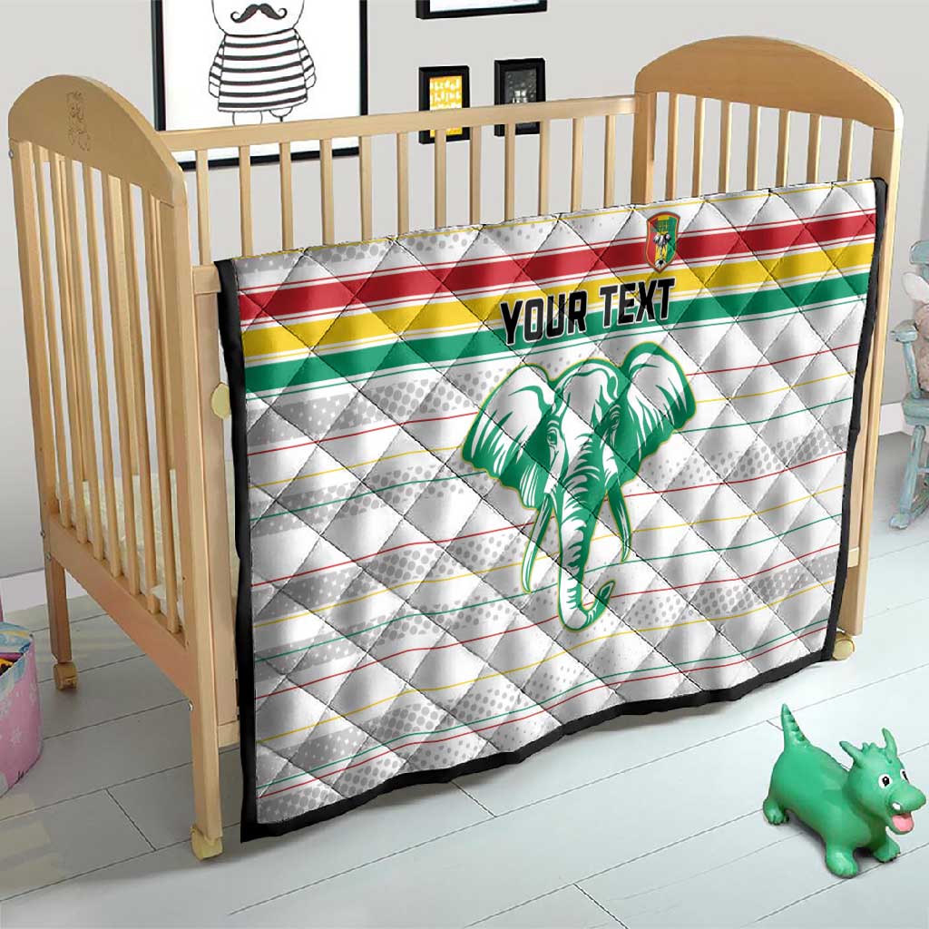Custom Afro Guinee Football Quilt Go Syli National LT15