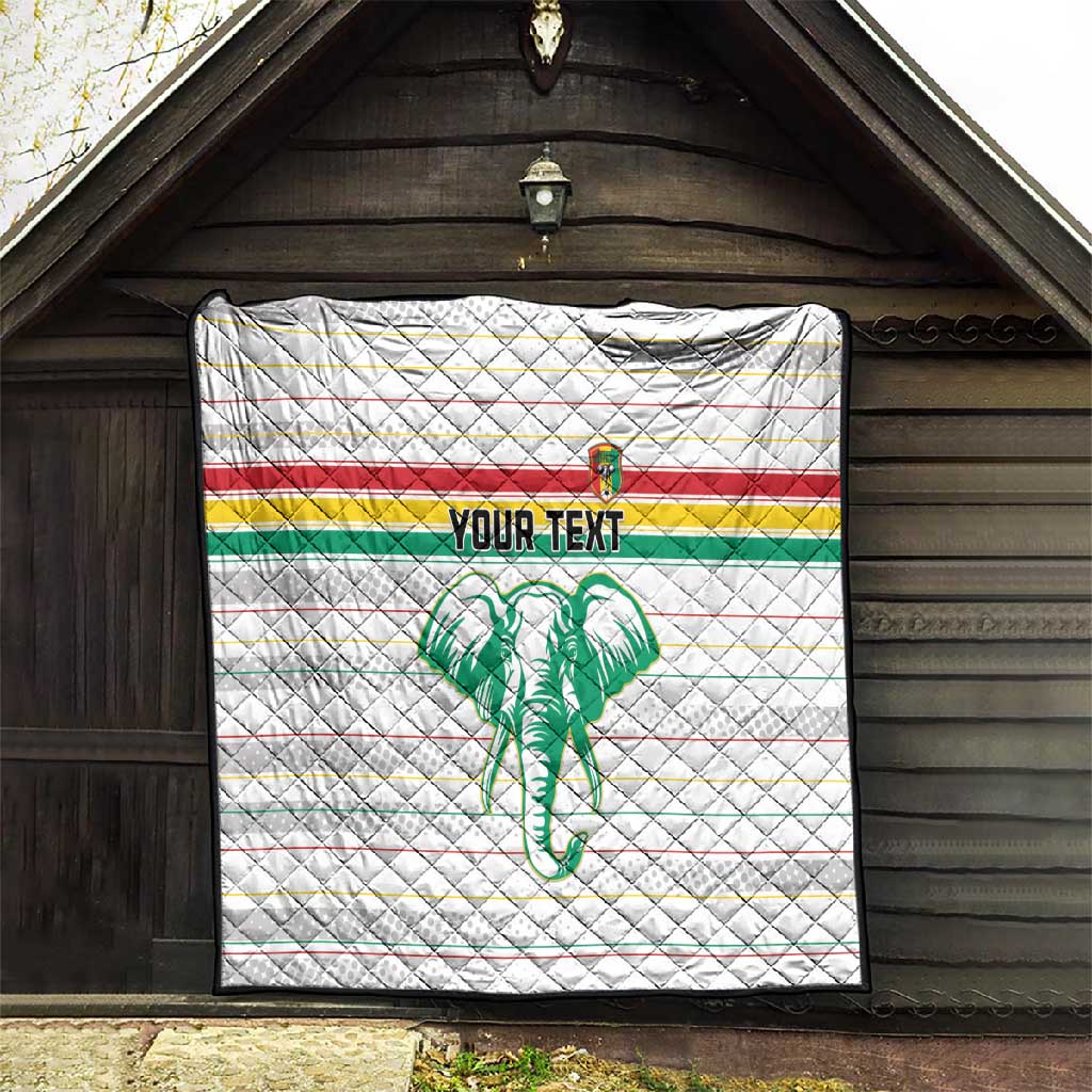 Custom Afro Guinee Football Quilt Go Syli National LT15