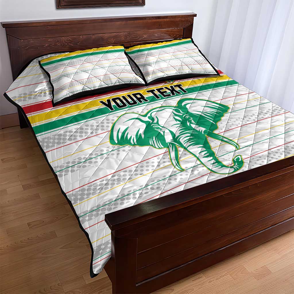 Custom Afro Guinee Football Quilt Bed Set Go Syli National LT15