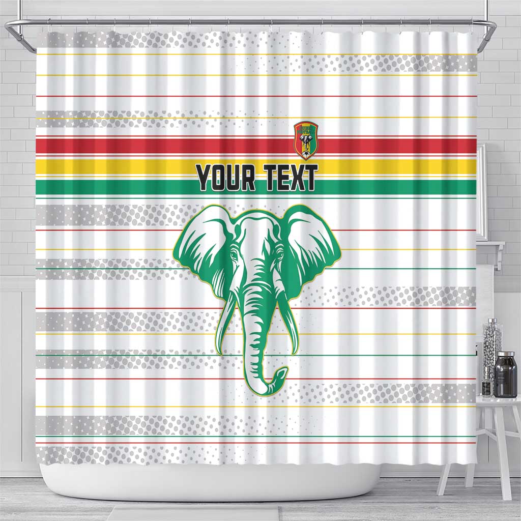 Custom Guinea Football Shower Curtain Go Champions LT15