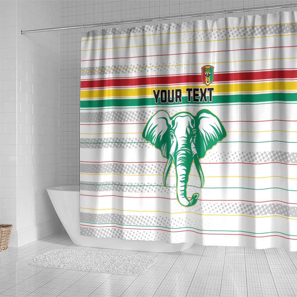 Custom Guinea Football Shower Curtain Go Champions LT15