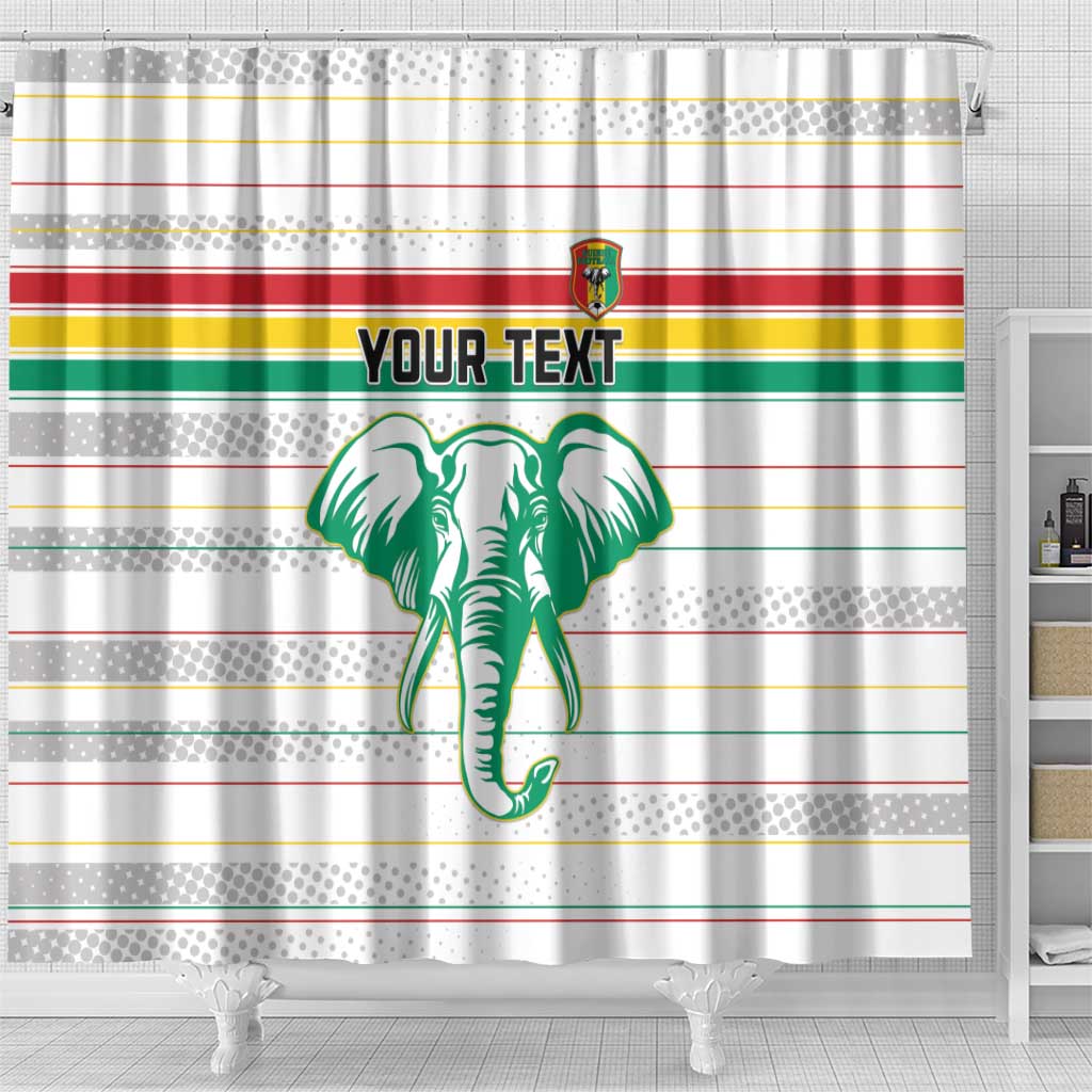 Custom Guinea Football Shower Curtain Go Champions LT15