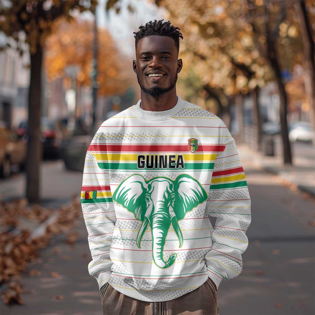 Custom Afro Guinee Football Sweatshirt Go Syli National LT15