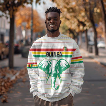 Custom Afro Guinee Football Sweatshirt Go Syli National LT15