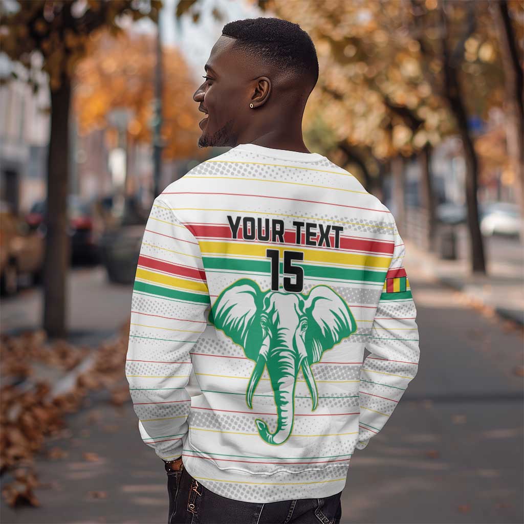 Custom Afro Guinee Football Sweatshirt Go Syli National LT15