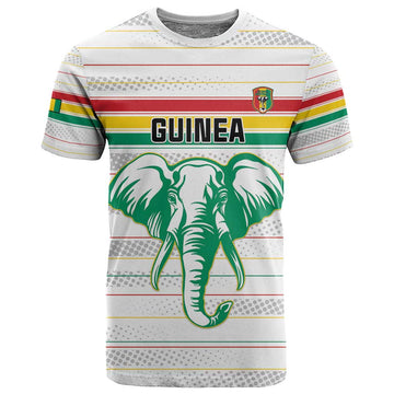Custom Afro Guinee Football T shirt Go Syli National LT15