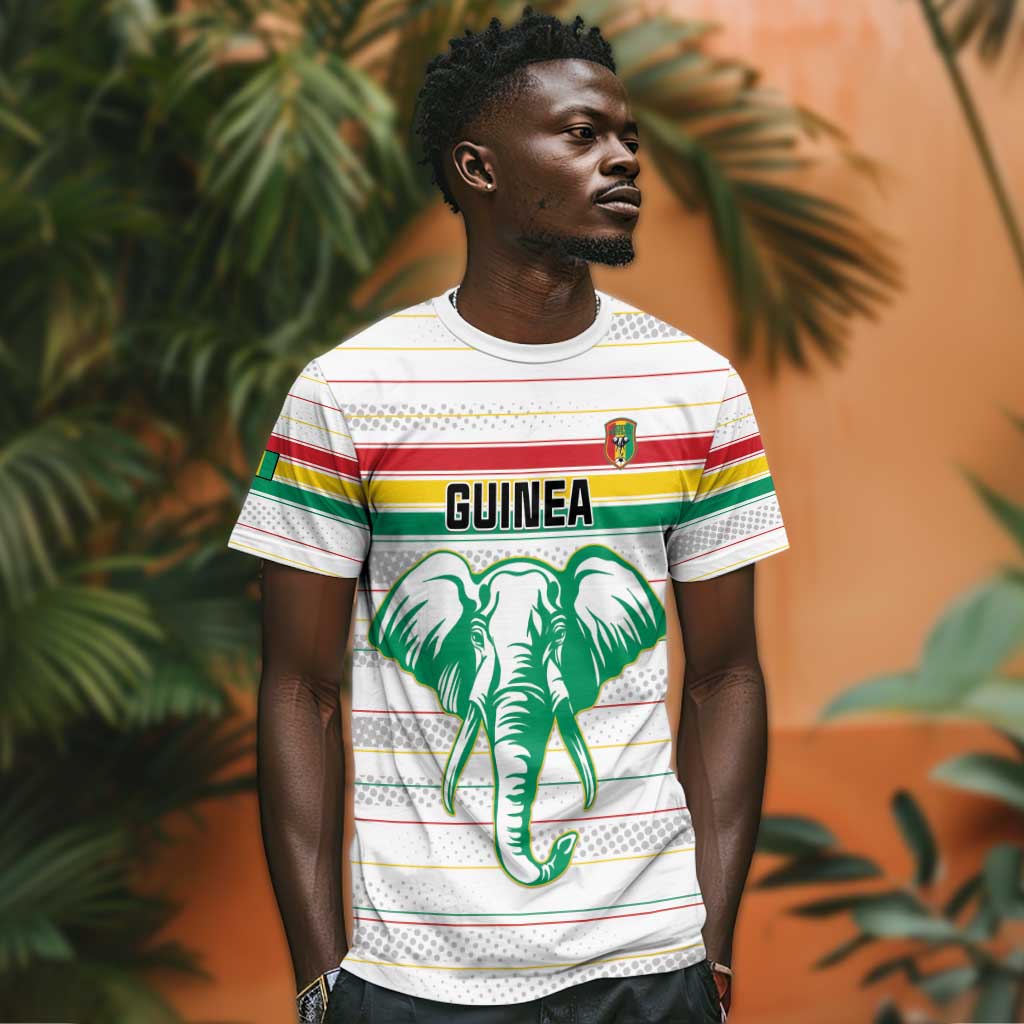 Custom Afro Guinee Football T shirt Go Syli National LT15