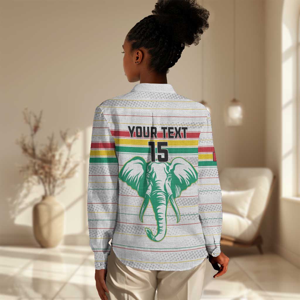 Custom Afro Guinee Football Women Casual Shirt Go Syli National LT15