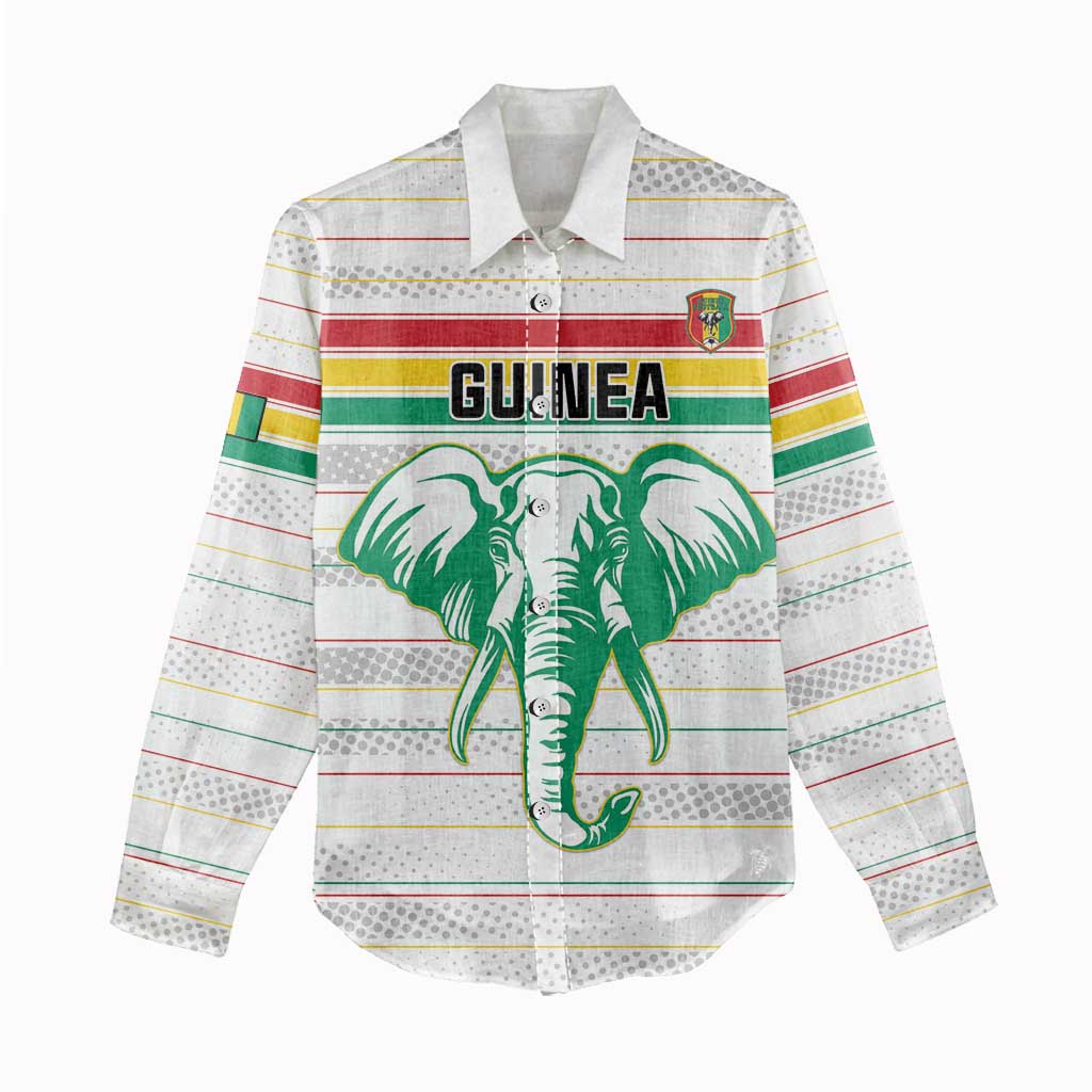 Custom Afro Guinee Football Women Casual Shirt Go Syli National LT15