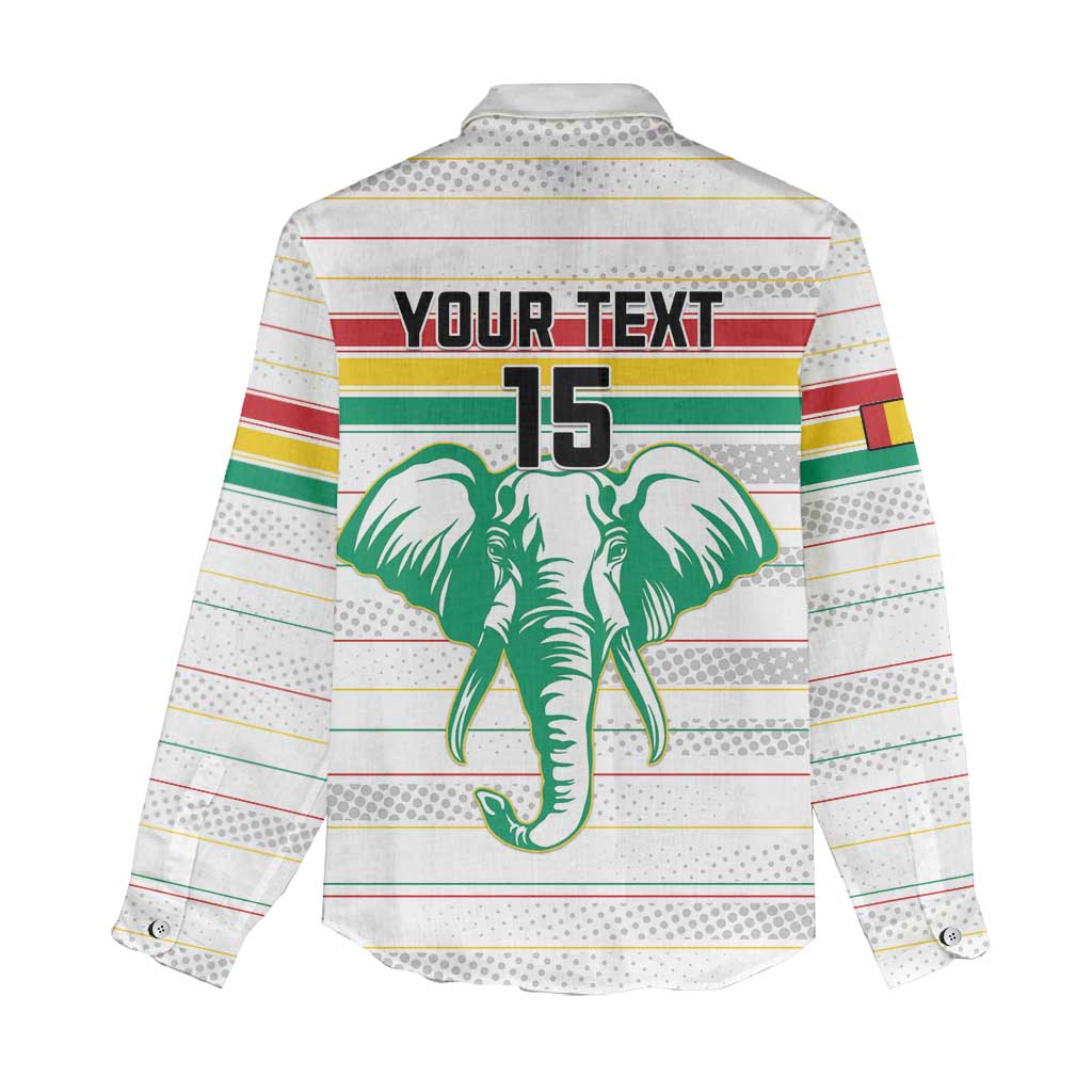 Custom Afro Guinee Football Women Casual Shirt Go Syli National LT15