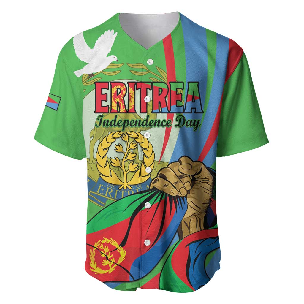 Happy Eritrea Independence Day Baseball Jersey 34th Anniversary LT15