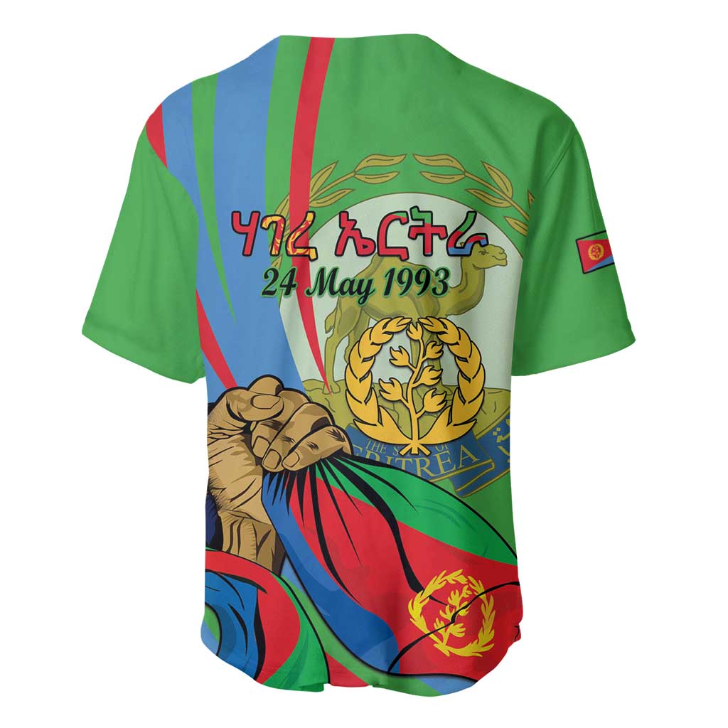 Happy Eritrea Independence Day Baseball Jersey 34th Anniversary LT15
