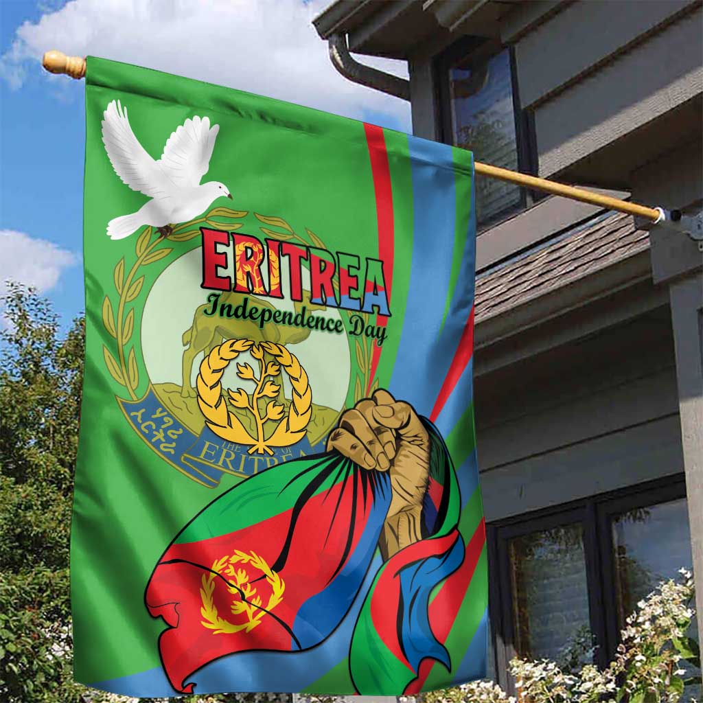Happy Eritrea Independence Day Garden Flag 34th Anniversary LT15