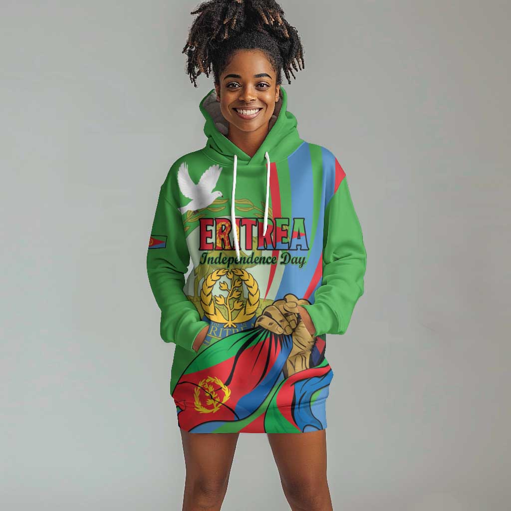 Happy Eritrea Independence Day Hoodie Dress 34th Anniversary LT15