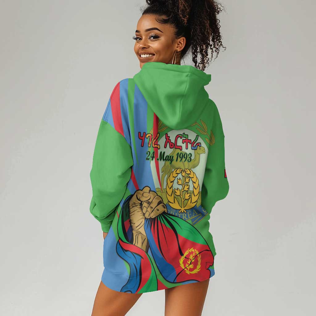 Happy Eritrea Independence Day Hoodie Dress 34th Anniversary LT15