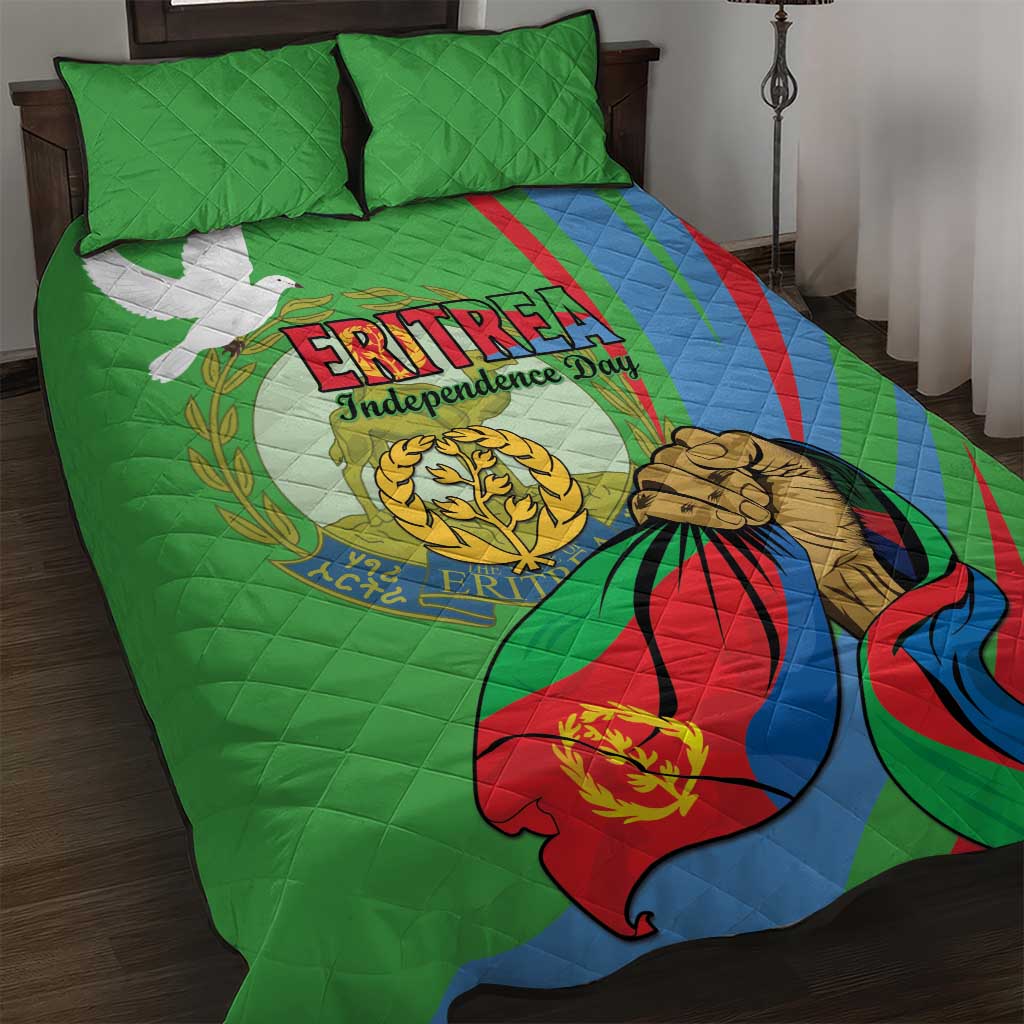 Happy Eritrea Independence Day Quilt Bed Set 34th Anniversary LT15