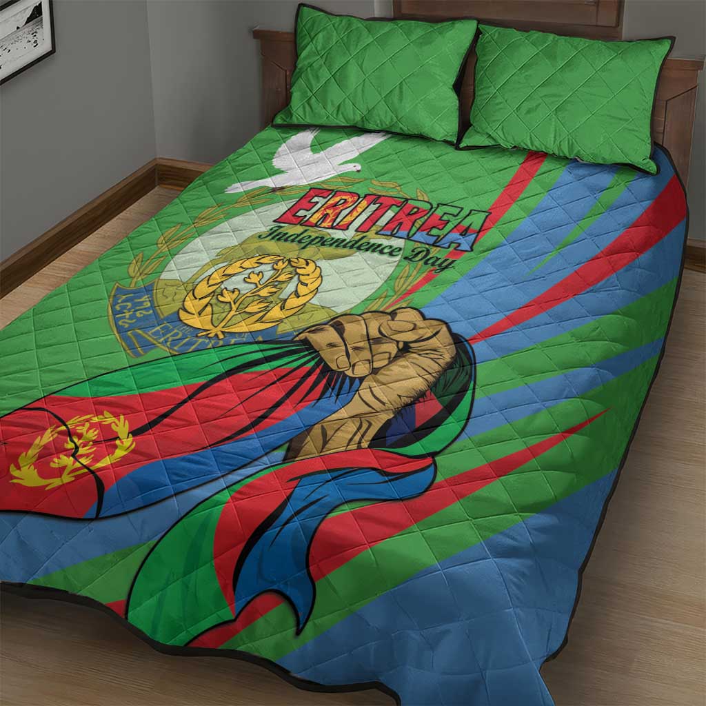 Happy Eritrea Independence Day Quilt Bed Set 34th Anniversary LT15