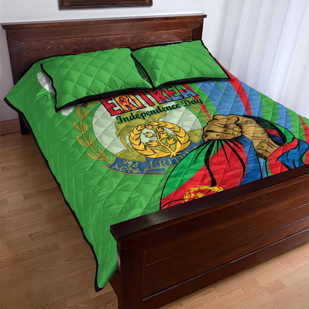 Happy Eritrea Independence Day Quilt Bed Set 34th Anniversary LT15