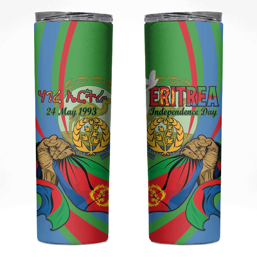 Happy Eritrea Independence Day Skinny Tumbler 34th Anniversary LT15