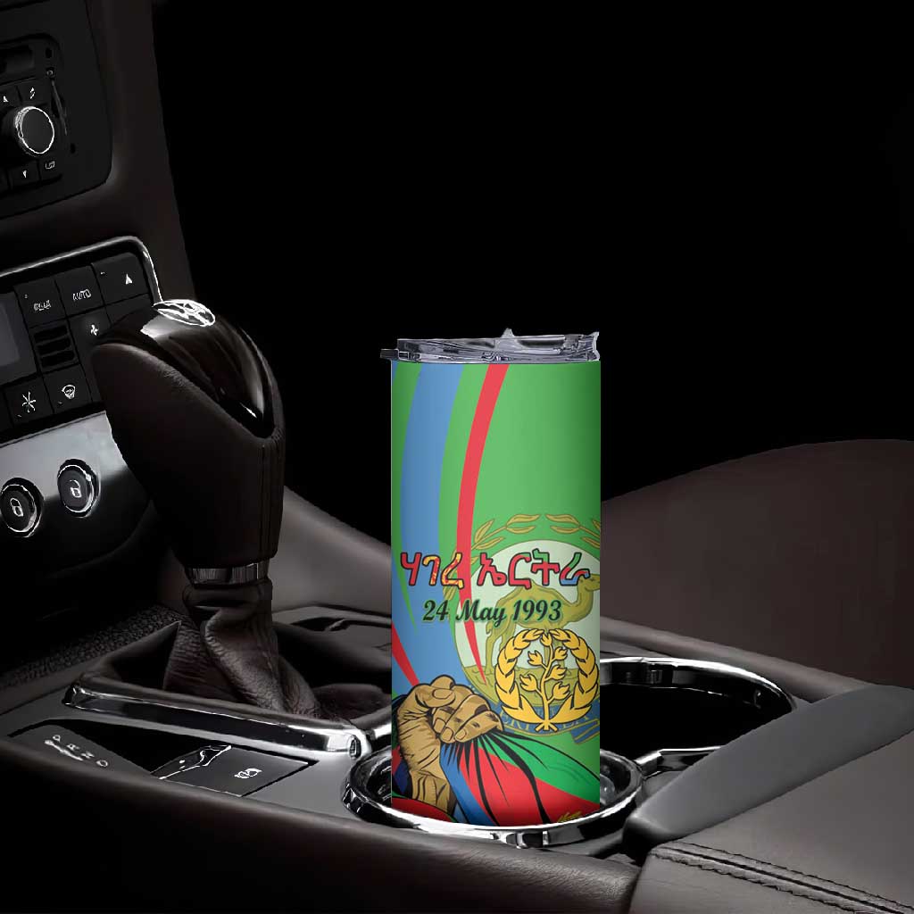 Happy Eritrea Independence Day Skinny Tumbler 34th Anniversary LT15